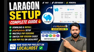 Laragon Setup Complete Guide Download Install phpMyAdmin PHP Versions Switch Easily