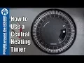 How to a central heating timer Combi boiler mechanical timer Baxi Duo Tec