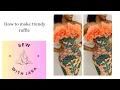 trendy organza ruffles