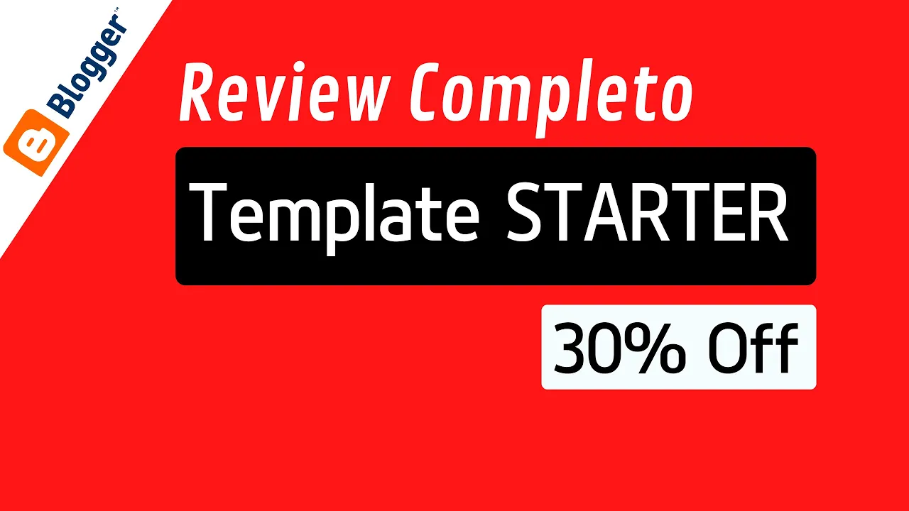 Template para Blog Pessoal e Profissional | Review STARTER Blogger