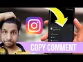 How to Copy link from Instagram Comment Copy Instagram Link Comment Section