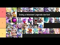 Doing a Monster Legends Tier List