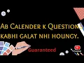 How to solve calendar question in reasoning