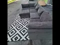 Thomasville Tisdale Fabric Sectional with Storage Ottoman
