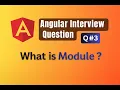 Angular Interview Question What is Module in Angular Explained with Example