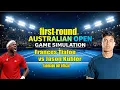 Australian Open Frances Tiafoe vs Jason Kubler 18 Jan 2026 Gameplay Simulation
