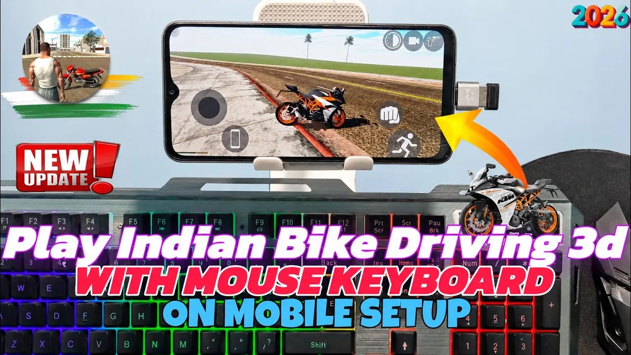 Indian Bike Driving 3D With Keyboard Mouse
