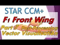STAR CCM Tutorial Formula Front Wing - Part 7 Post-Processing Vector Visualisation