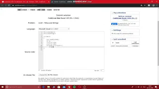 Codeforces Solution for Petya and Strings Solution in C