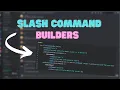 Slash Command Builders beginner friendly discord js v13 tutorials