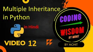 Multiple inheritance in python in Hindi 12