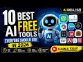 10 Best FREE AI Tools Everyone Should Use in 2026 Boost Productivity with AI