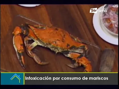 Intoxicación por consumo de mariscos