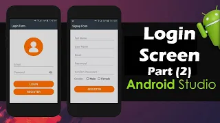 Android Login Screen Login Android Studio Android Studio Part 2