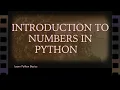 Python Numbers Explained Integers Floats Complex