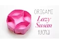 Origami Lazy Susan Tutorial - Round Box with Sections