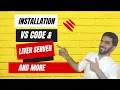 Installation VS Code Live Server For HTML Web Development Tutorials