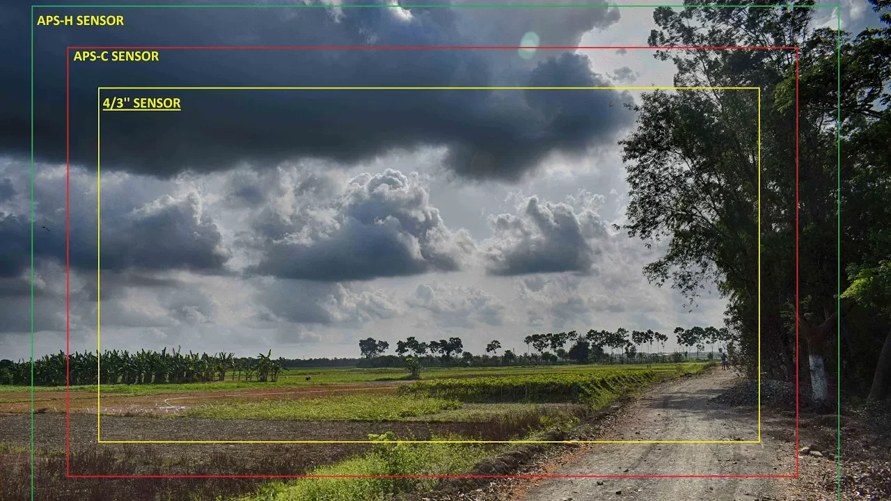 Full Frame Sensor vs Crop Sensor | HINDI | APS-C vs APS-H| Crop Factor|