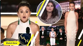 Selena Gomez opened up about suffering a wardrobe malfunction at the Emmy awards,2022