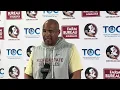 Tony White on defensive performance against Wake Forest Clemson prep and players belief in Norvell
