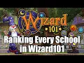 Ranking The Wizard101 Schools in 2025