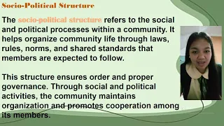 COMMUNITY ENGAGEMENT LESSON 2 1 COMMUNITY STRUCTURAL ELEMENTS
