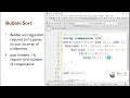 bubble sort algorithm
