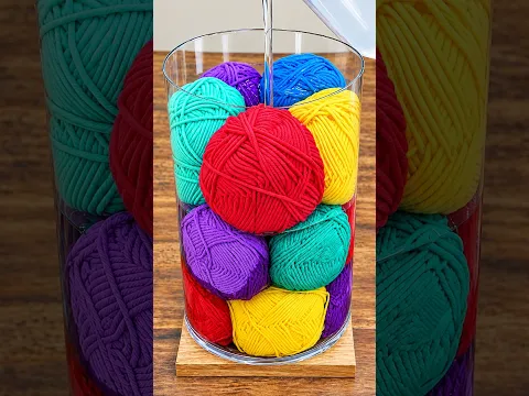 Resin Art Ideas With Colorful Yarn Balls #Woodturning #Woodworking #Woodart