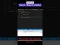 import export modules in javascript