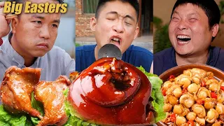 There's a big roast chicken in the big bowl!_Eating Spicy Food and Funny Pranks