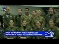Navy honor 1st female fighter pilot with historic all female flyover during funeral