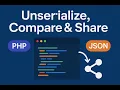 UnserializeGuru Unserialize OR Deserialize data and compare it
