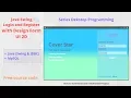 Java Swing Login and Register with JDBC MySQL Design UI form login 2D Java Swing