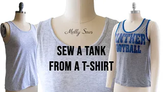 How To Make a DIY Running Top from a T-shirt