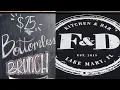 F D Kitchen Bottomless Brunch Lake Mary FL Orlando