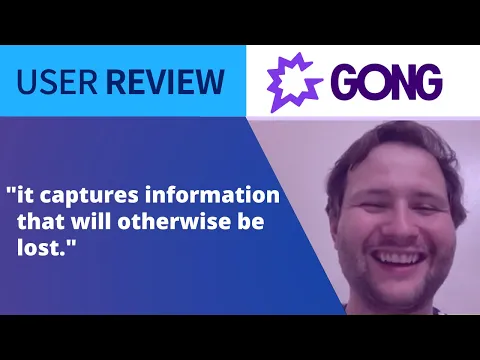 Thumbnail for Gong Review: Keeps Customer Interactions Accurate, Searchable, & Reviewable