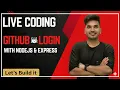 LIVE CODING Let s implement GitHub login for the Linkhub app using Node js and Express