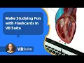 Make Studying Fun with Flashcards in Visible Body Suite