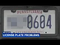 Drivers receiving wrong toll bills due to new Pa plate design