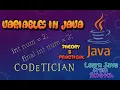 Tutorial 6 - Variables in Java How to name Variables in Java Constants