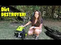 Unleash Your Garden s Power with the Yeryork Electric Tiller 15-Amp 18-Inch Width 9-Inch Depth