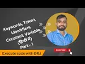 Keywords Token and Identifier Constant Variable in Hindi Part-1 by DRJ