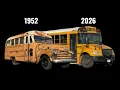American School Bus Compilation 1952 to 2026