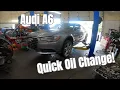 Audi A6 Oil Change for Dummies