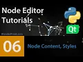 Node Editor Tutorial 06 Implementing Node Content