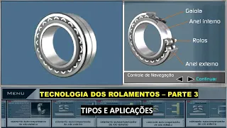 PARTE 3 - TECNOLOGIA DOS ROLAMENTOS ( tipos e aplicações )