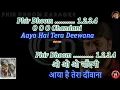 Chandni Aaya Hai Tera Deewana Karaoke | Jaanam Samjha Karo (1999) | Udit Narayan | Anu Malik