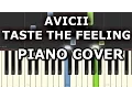 Avicii  -Taste The Feeling Ft  Conrad Sewell Piano Cover | Chords+Tutorial+Lesson+Notes | Coco Cola