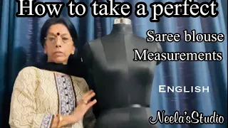 How to take measurements for a saree blouse in a professional way Tips for better fitting blouse