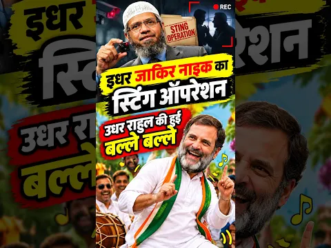 इधर जाकिर नाइक का स्टिंग ऑपरेशन, उधर राहुल की हुई बल्ले बल्ले
